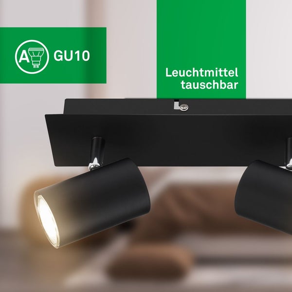 EEK A Deckenstrahler Deckenleuchte Deckenlampe Wohnzimmer Schwenkbar Flurlampe