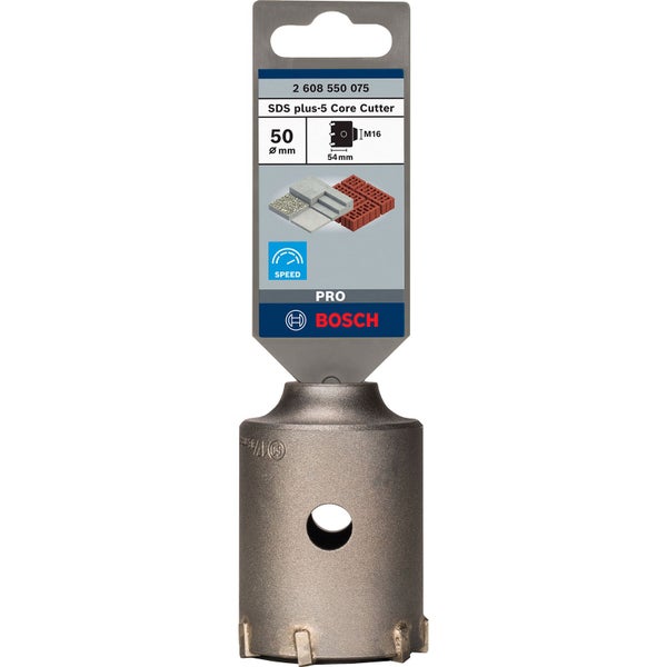 Bosch PRO SDS plus-5 Core Cutter 50 x 50 x 72 mm - 2608550075