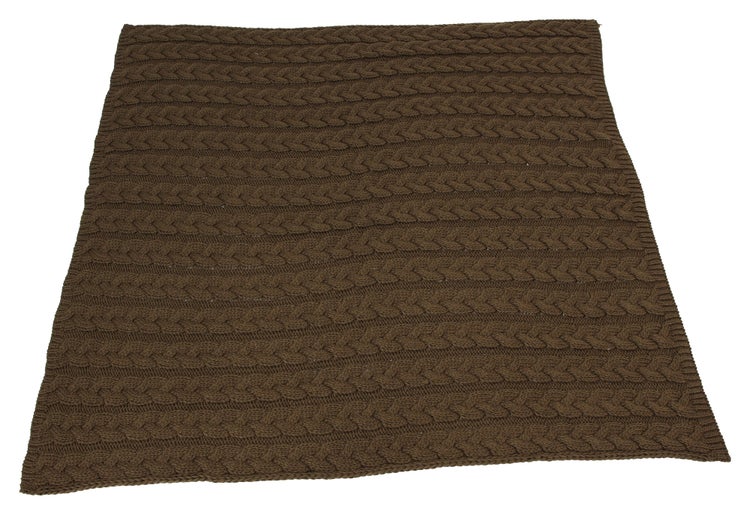 FRANK FLECHTWAREN | Kuscheldecke Mocca, POLYACRYL, 127 x 152 cm