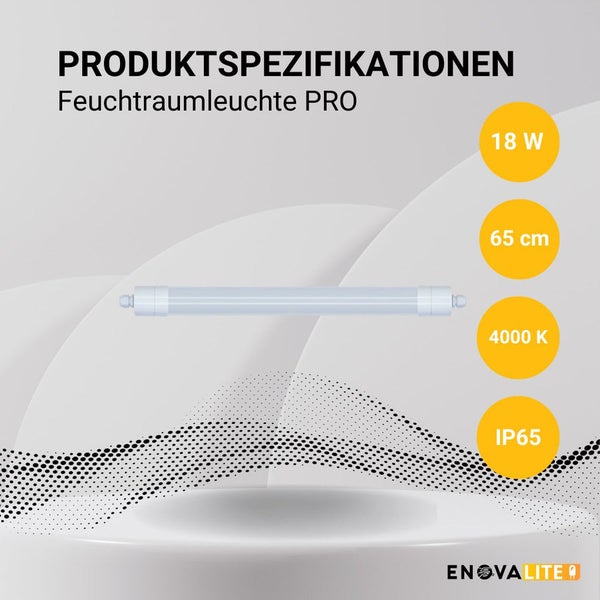 Produktspezifikationen Feuchtraumleuchte PRO