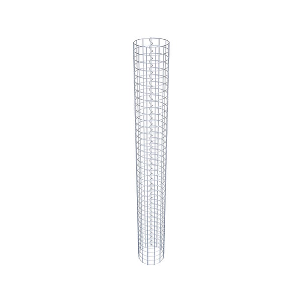 Gabionensäule Durchmesser 22 cm MW 5 x 5 cm rund - Höhe: 190 cm