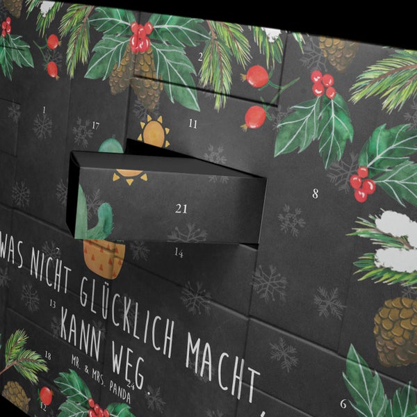 Mr. & Mrs. Panda Befüllbarer Adventskalender Kaktus Sonne - Schwarz
