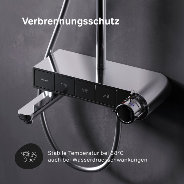 AM.PM Duschsäule inkl. Thermostat F07XB300 X-Joy