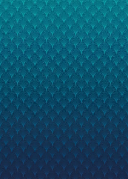 Muster mit fächerförmigen Motiven