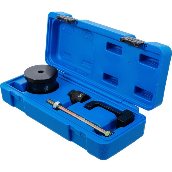 Werkzeugsatz in einem blauen Werkzeugkoffer