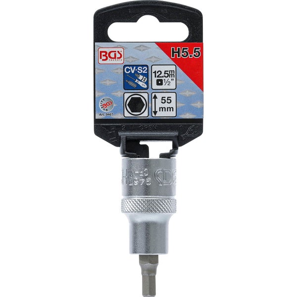 BGS technic Steckschlüssel-Einsatz mit Innensechskant H5.5