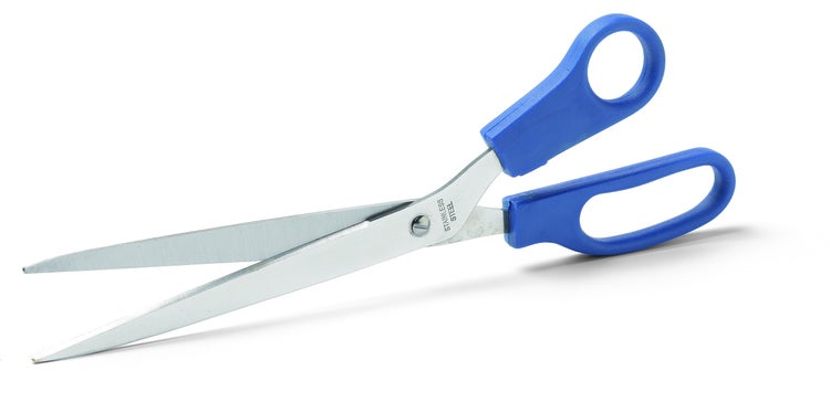 Schere mit Edelstahlklingen und Griffen