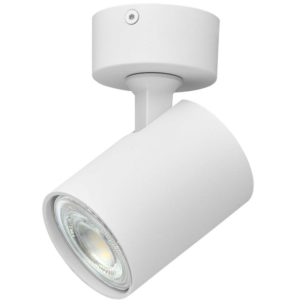 Oktaplex Deckenspot Bora 1 fl. weiß - 1x GU10 2,5W 450lm 2700K - Klasse A