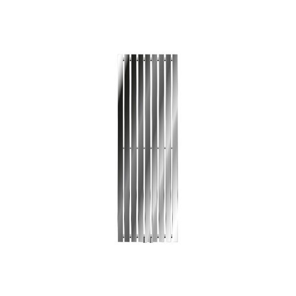 ECD Germany Paneelheizkörper Vertikal 480 x 1400 mm Chrom mit Mittelanschluss, Design Flach Heizkörper Einlagig Badheizkörper Flachheizkörper Designheizkörper Einreihig Heizung Badezimmer/Wohnraum