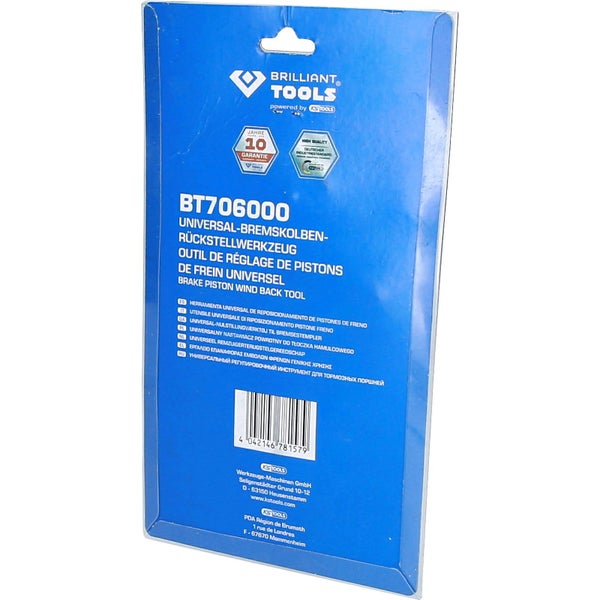 BRILLIANT TOOLS Universal-Bremskolben-Rückstellwerkzeug - BT706000