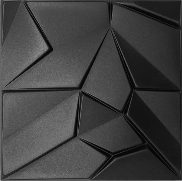 Polystyrol XPS Styropor 3D Paneelen Deckenpaneelen Dekoren 50x50cm 3mm stärke Merkur Schwarz