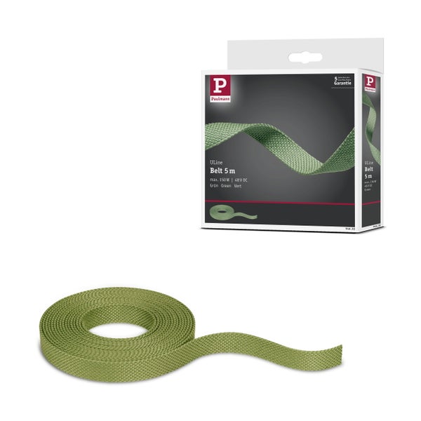 ULine Gurt 5m Dacron Textil Kupfer Grün
