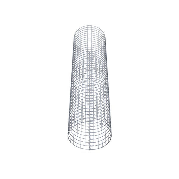 Gabionensäule Durchmesser 47 cm MW 5 x 5 cm rund - Höhe: 190 cm