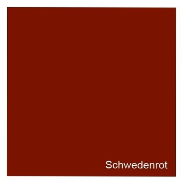 Farbkarte oder Farbmuster Schwedenrot für Wandfarbe oder Lack