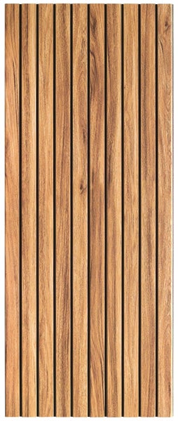 Holzpaneel mit Lamellenstruktur