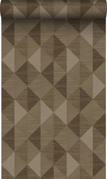 Origin Wallcoverings Öko-Strukturtapete 3D Grasmuster Braun - 50 x 900 cm - 347886