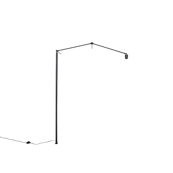 Verstellbare Stehlampe aus Metall
