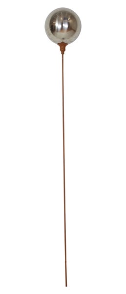FRANK FLECHTWAREN | Metallstecker Kugel, METALL, L: 118 cm, Kugel: D: 15cm
