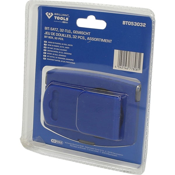 Brilliant Tools Bit-Satz mit 32 Teilen in Kunststoffverpackung