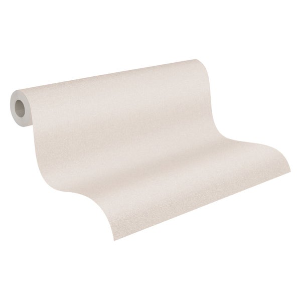 A.S. Création Tapete Uni Beige und Braun - 53 cm x 10.05 m - AS-389253