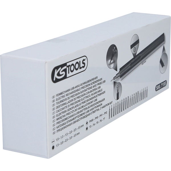 KS TOOLS Feinmechanik-USB-Akku-Schraubendreher - 500.7195