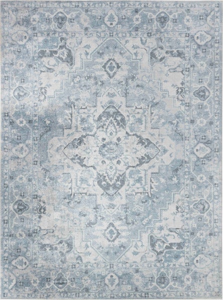 Chardin Home Baumwoll-Läufer 5 X 12,7 Cm – Grau-weiß, Wendbar, Maschinenwaschbar, Für Küche, Bad & Mehr
