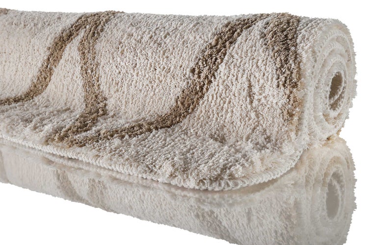 Badteppich Beige Sand San Bosa Homie Living 60x100 cm
