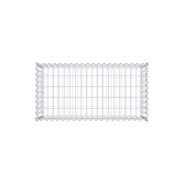 Gabione 100 cm x 40 cm x 50 cm (L x H x T), Maschenweite 5 cm x 10 cm, Spirale