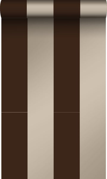 Origin Wallcoverings Tapete Streifen Braun und Bronze - 53 cm x 10,05 m - 345729