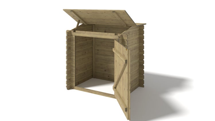 Gartenpoolschrank für Zubehör 1,20x0,89 m H.1,13 m - Imprägniert 