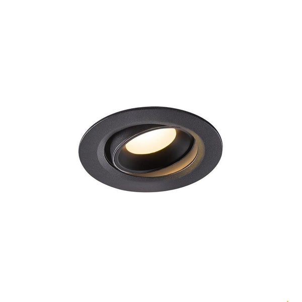 LED Deckeneinbauleuchte Numinos Move in Schwarz 7W 690lm 3000K 55°