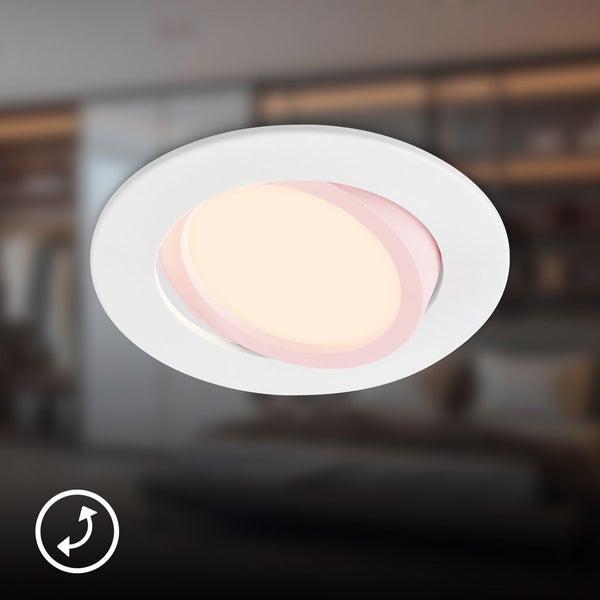 3er Set LED Einbaustrahler LED Einbauleuchten Spots Warmweiß Schwenkbar Flur
