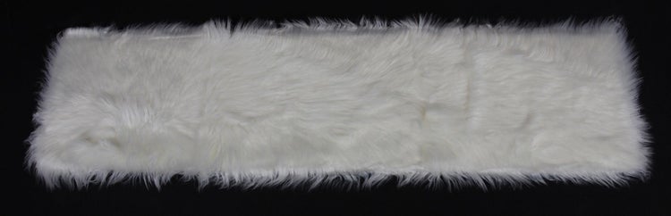 FRANK FLECHTWAREN | Tischläufer Felloptik, POLYACRYL, 30 x 120 cm