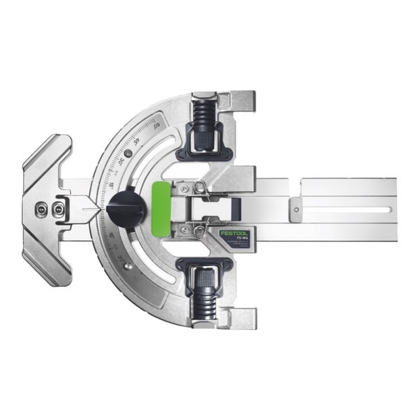 Festool FS-WA Winkelanschlag für Führungsschiene FS/2 60º Schnitt + Verlängerung FS-WA-VL + FS 1400/2-KP Führungsschiene 1400 mm