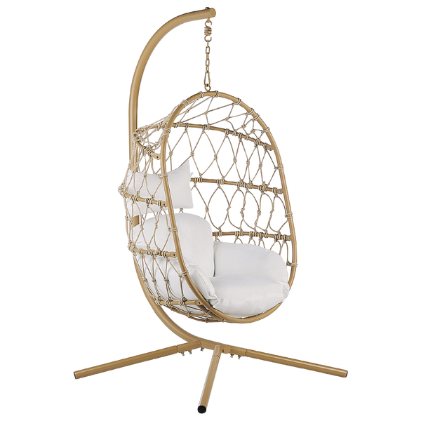 Hängesessel mit Gestell ADRIA Metall Beige