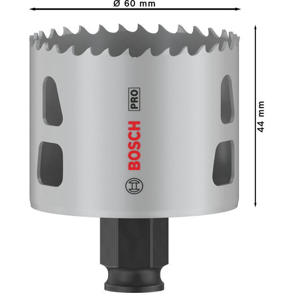 Bimetall Lochsäge mit 60 mm Durchmesser