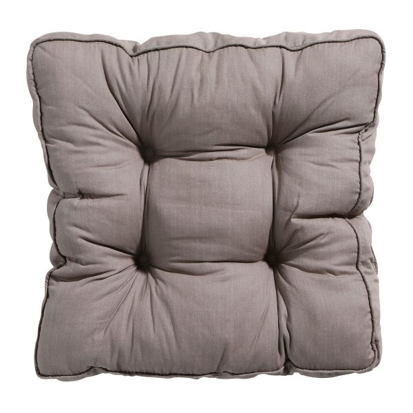 Sitzkissen Florance Basic taupe - ca. 47x47 cm - 4er-Set
