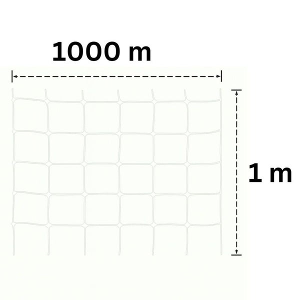 Netz mit den Maßen 1 Meter mal 1000 Meter