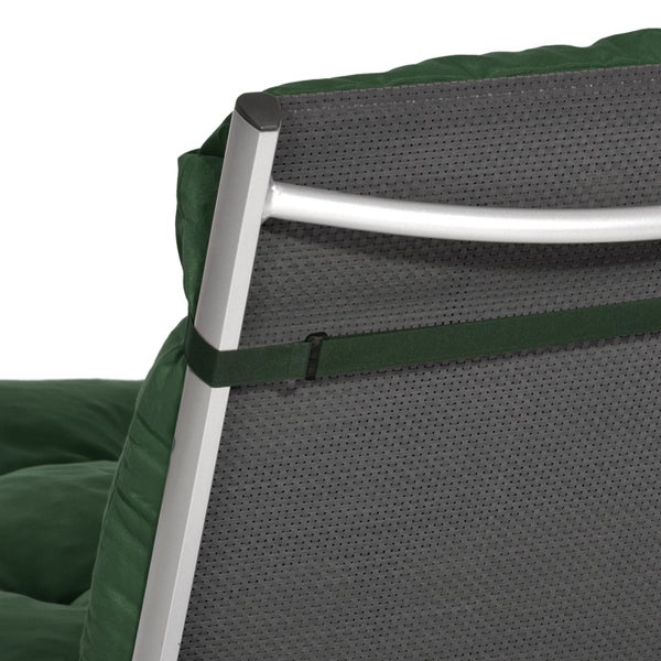 Beautissu Flair NL Niederlehner 100x50x8cm Dunkelgrün (4tlg)