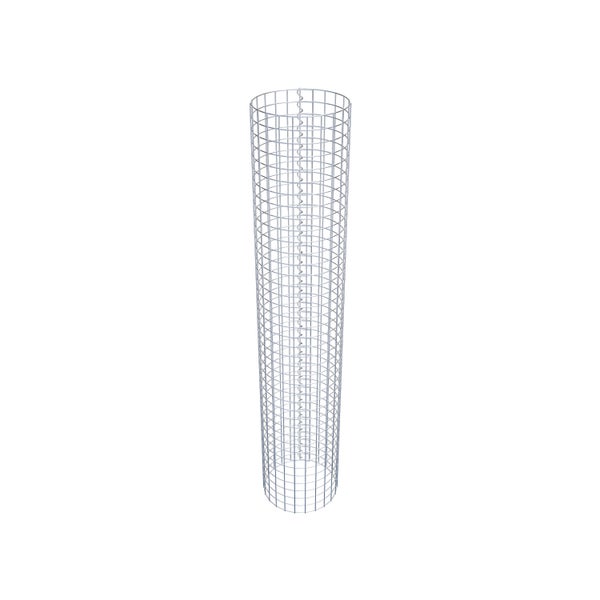 Gabionensäule Durchmesser 37 cm MW 5 x 5 cm rund - Höhe: 200 cm