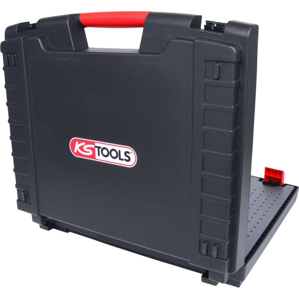 KS Tools Werkzeugkoffer mit rotem Griff und Logo