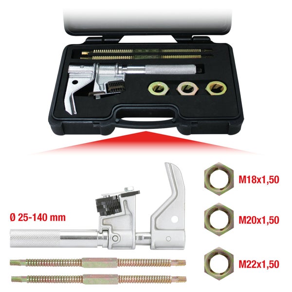 KS TOOLS Gewindereparatur-Satz für Innen- und Aussengewinde 25-140 mm 6tlg. - 150.1435