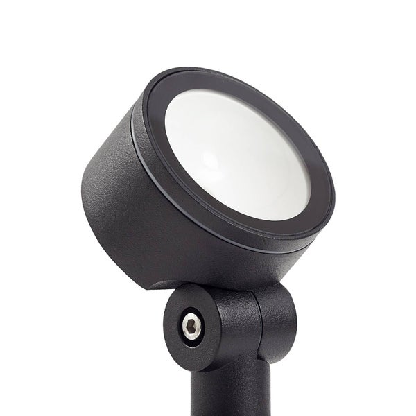 Lindby LED Solarleuchten Raide mit Bewegungsmelder (spritzwassergeschützt (Modern) in Schwarz aus Aluminium (1 flammig, ) - Solarlampe Solarleuchte Garten