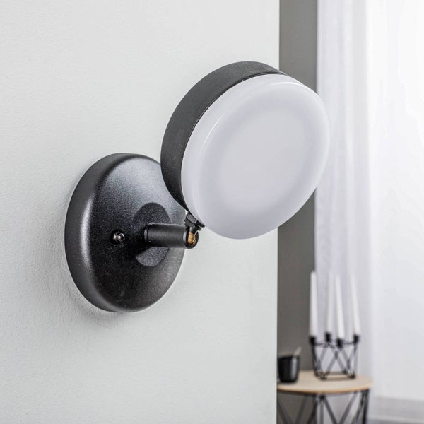 Lindby Wandleuchte außen Amya (spritzwassergeschützt (Modern) in Schwarz aus Aluminium (1 flammig, GX53) - Außenwandleuchten Wandlampe Led Außenlampe Outdoor für Außenwand/Hauswand Haus