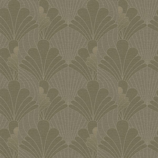 Tapete mit Art-déco-Fächermuster