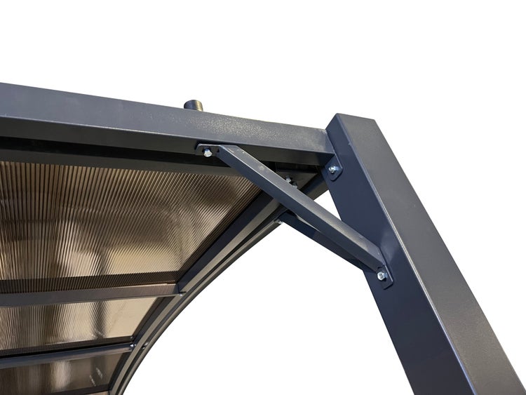 Pergola JOTTA 4.0, 538 x 300 x 237 cm, Polycarbonatdach, anthrazit