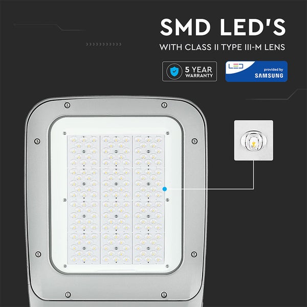 SMD LEDs mit Linse, fünf Jahre Garantie und Samsung Logo