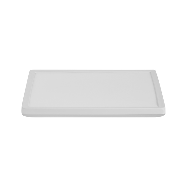 Rechteckiges LED Aufbaupanel für eine flache Decken- oder Wandmontage.