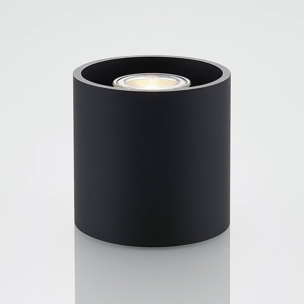 Lindby Deckenlampe Parvin (Modern) in Schwarz aus Aluminium (1 flammig, GU10) - Deckenleuchte Lampe Wohnzimmerleuchte