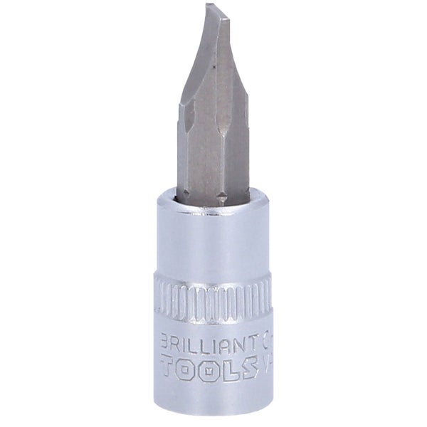 BRILLIANT TOOLS 1/4 Schlitz Bit-Stecknuss 1,2 x 6,5 mm - BT020812